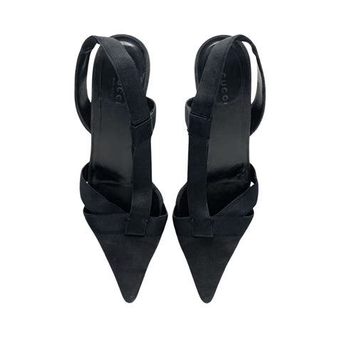 gucci kitten heel mules|Gucci kitten heel slingback.